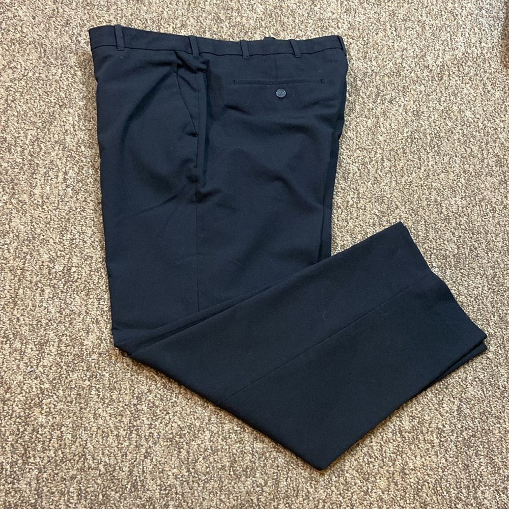 Van Heusen Charcoal Black Dress Pants Size 38X30